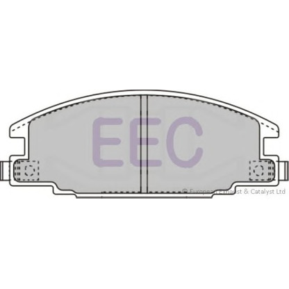 Zdjęcie Zestaw klocków hamulcowych, hamulce tarczowe EEC BRP0615