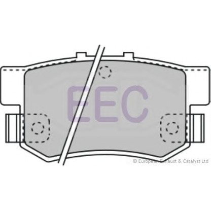 Foto Bremsbelagsatz, Scheibenbremse EEC BRP0680