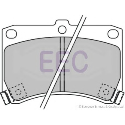 Photo Brake Pad Set, disc brake EEC BRP0684