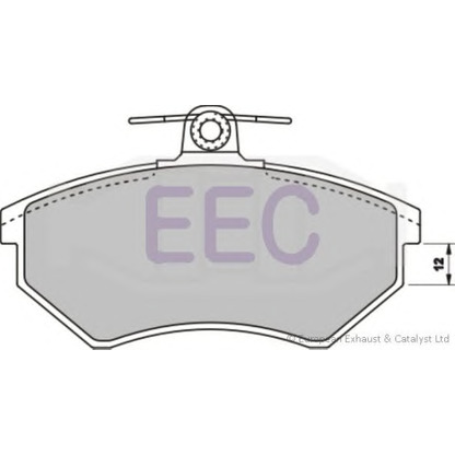 Photo Kit de plaquettes de frein, frein à disque EEC BRP0708
