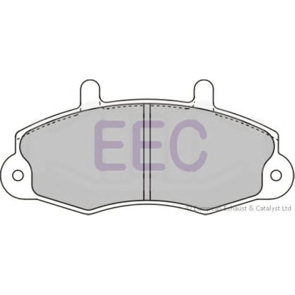 Фото Комплект тормозных колодок, дисковый тормоз EEC BRP0728