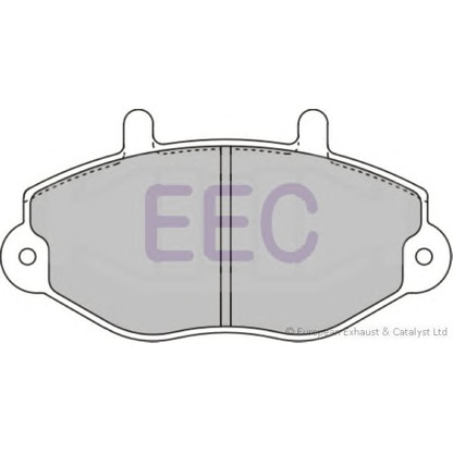 Photo Kit de plaquettes de frein, frein à disque EEC BRP0729