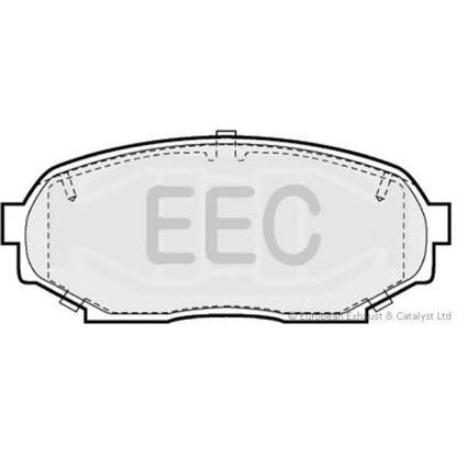 Zdjęcie Zestaw klocków hamulcowych, hamulce tarczowe EEC BRP0746