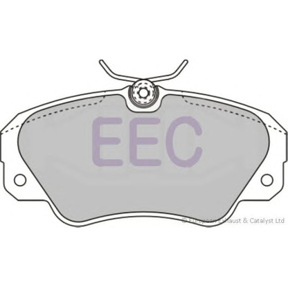 Фото Комплект тормозных колодок, дисковый тормоз EEC BRP0757