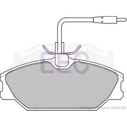 Foto Kit pastiglie freno, Freno a disco EEC BRP0776