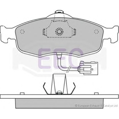 Foto Kit pastiglie freno, Freno a disco EEC BRP0802