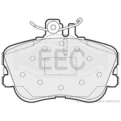 Foto Bremsbelagsatz, Scheibenbremse EEC BRP0805