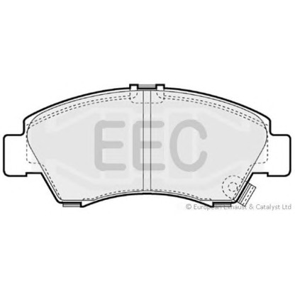 Photo Brake Pad Set, disc brake EEC BRP0816