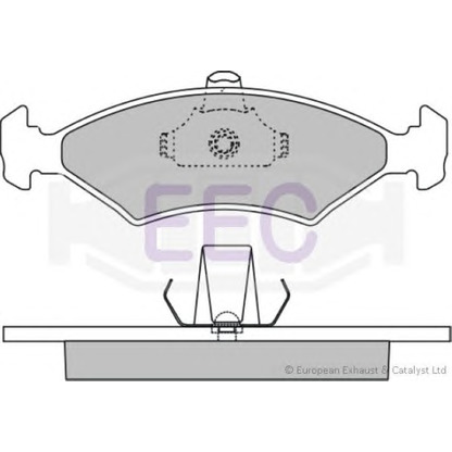 Foto Kit pastiglie freno, Freno a disco EEC BRP0909