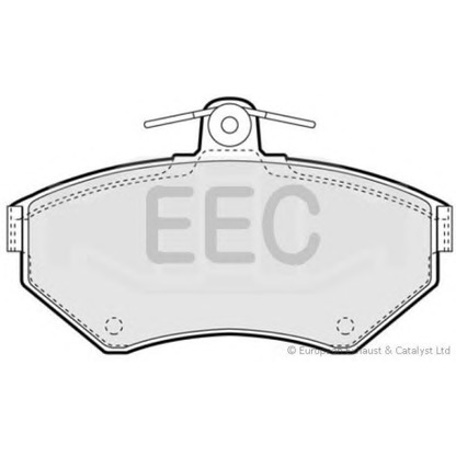 Photo Brake Pad Set, disc brake EEC BRP0961