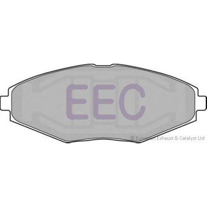Фото Комплект тормозных колодок, дисковый тормоз EEC BRP1038