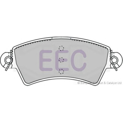 Фото Комплект тормозных колодок, дисковый тормоз EEC BRP1107
