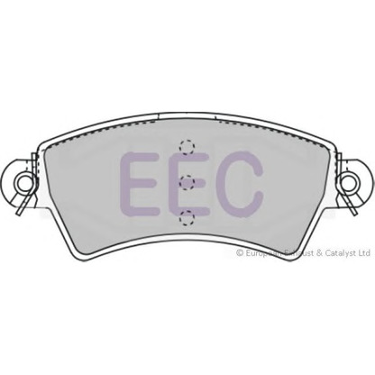 Photo Brake Pad Set, disc brake EEC BRP1107