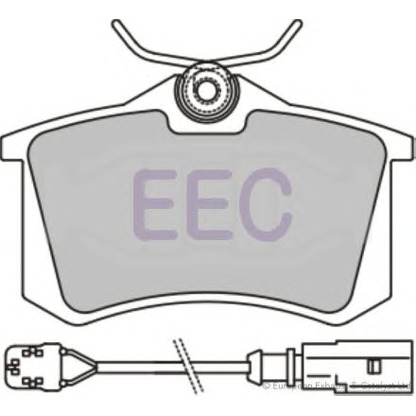 Фото Комплект тормозных колодок, дисковый тормоз EEC BRP1157
