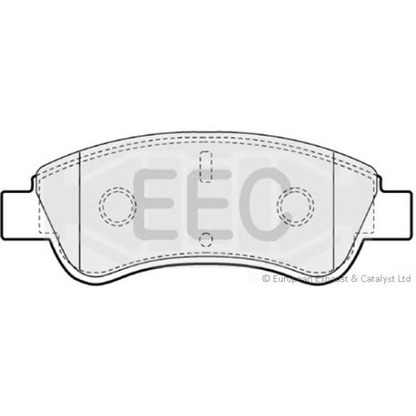 Photo Brake Pad Set, disc brake EEC BRP1198