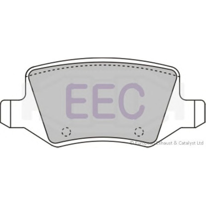 Фото Комплект тормозных колодок, дисковый тормоз EEC BRP1214