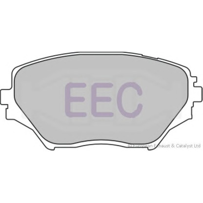Фото Комплект тормозных колодок, дисковый тормоз EEC BRP1262