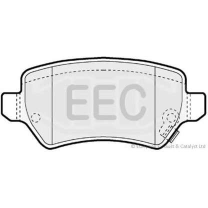 Photo Brake Pad Set, disc brake EEC BRP1286