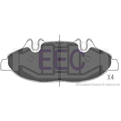 Photo Brake Pad Set, disc brake EEC BRP1401