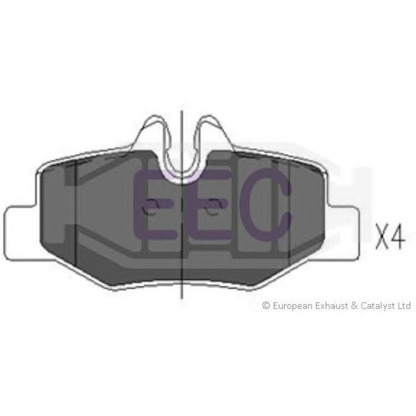 Foto Bremsbelagsatz, Scheibenbremse EEC BRP1432