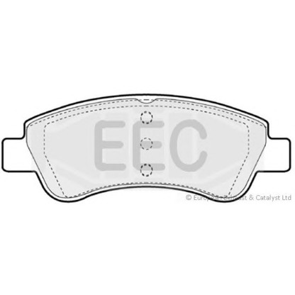 Photo Brake Pad Set, disc brake EEC BRP1546