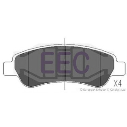 Photo Brake Pad Set, disc brake EEC BRP1589