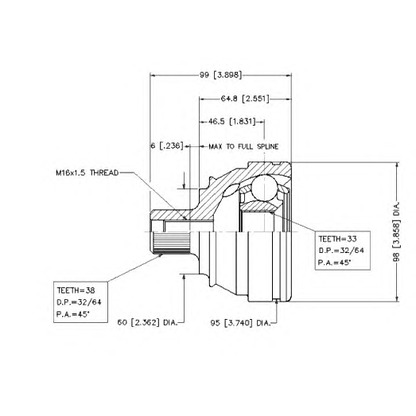 Photo Jeu de joints, arbre de transmission VEMA 18430