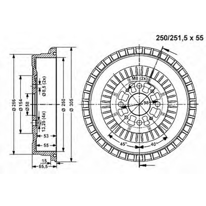 Photo Brake Drum VEMA 800815