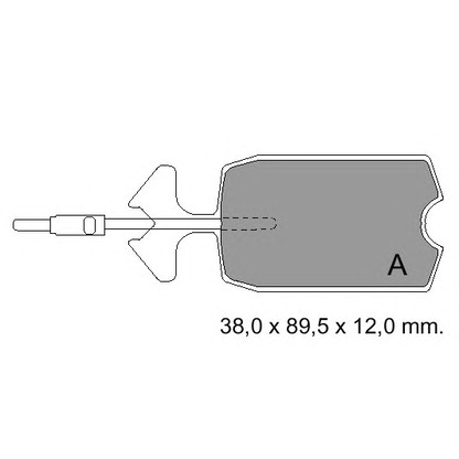 Photo Brake Pad Set, disc brake VEMA 830661