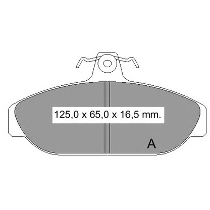 Photo Kit de plaquettes de frein, frein à disque VEMA 831160