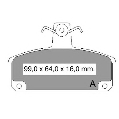 Фото Комплект тормозных колодок, дисковый тормоз VEMA 831890