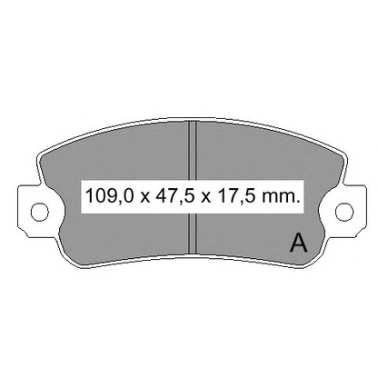 Photo Brake Pad Set, disc brake VEMA 832500