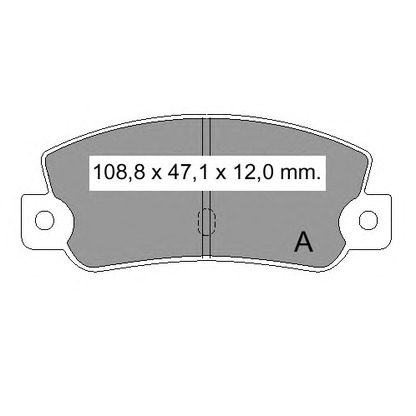 Photo Brake Pad Set, disc brake VEMA 832550