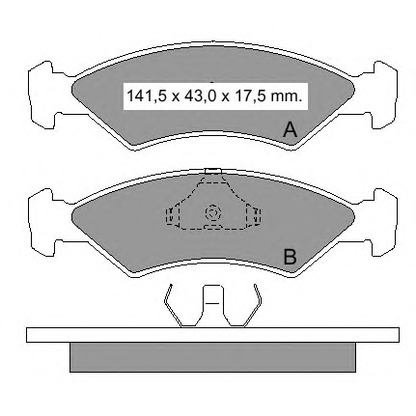 Foto Kit pastiglie freno, Freno a disco VEMA 832900