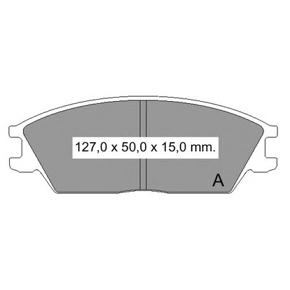 Фото Комплект тормозных колодок, дисковый тормоз VEMA 834570