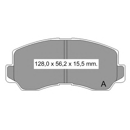 Photo Kit de plaquettes de frein, frein à disque VEMA 834910