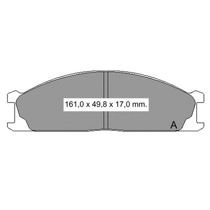 Photo Kit de plaquettes de frein, frein à disque VEMA 835270