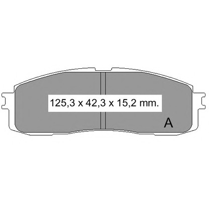 Photo Kit de plaquettes de frein, frein à disque VEMA 835660