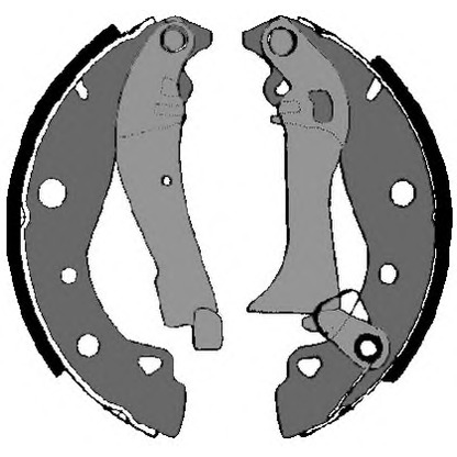 Photo Brake Shoe Set VEMA 84002