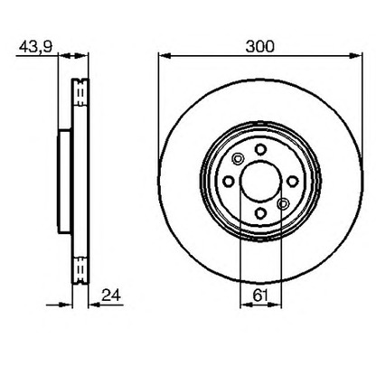 Photo Brake Disc VEMA 98722