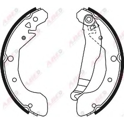 Photo Brake Shoe Set ABE C00009ABE