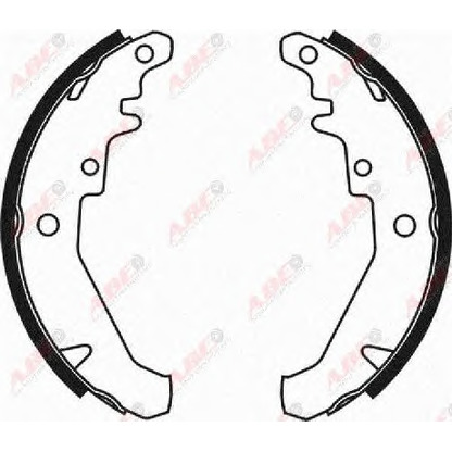 Photo Brake Shoe Set ABE C0F014ABE