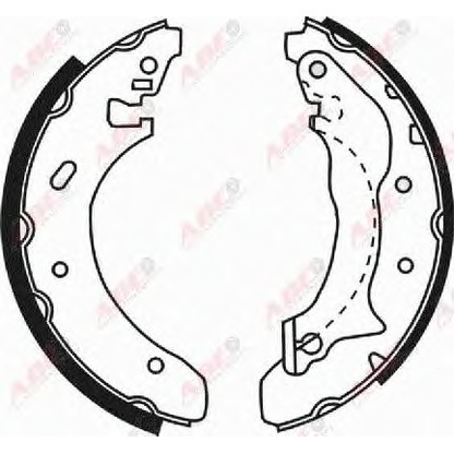 Photo Brake Shoe Set ABE C0G024ABE