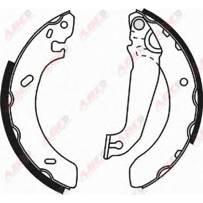 Photo Brake Shoe Set ABE C0G032ABE