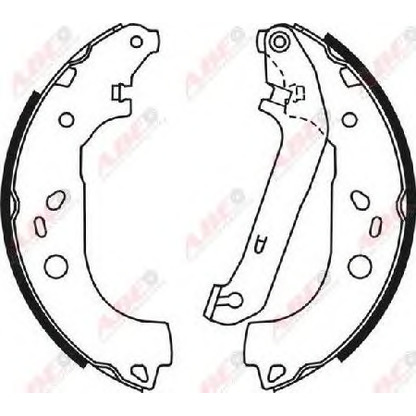 Photo Brake Shoe Set ABE C0G054ABE