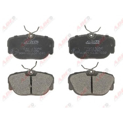 Photo Brake Pad Set, disc brake ABE C1B015ABE