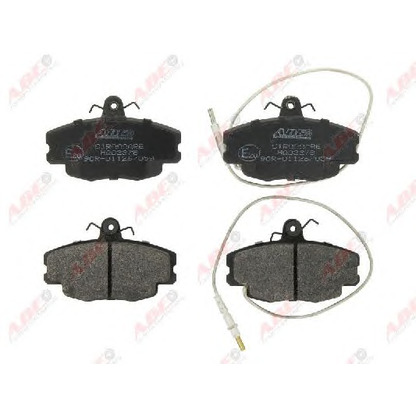 Photo Brake Pad Set, disc brake ABE C1R000ABE