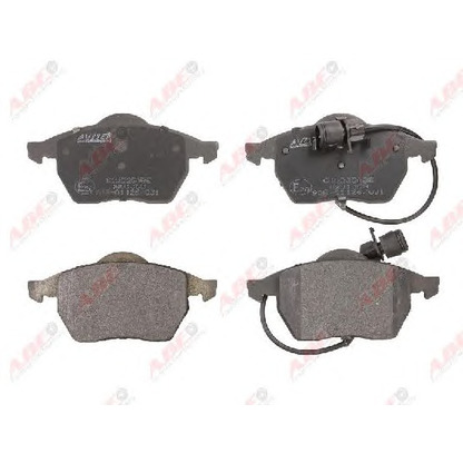 Photo Brake Pad Set, disc brake ABE C1W025ABE