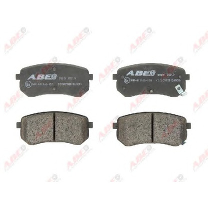Photo Brake Pad Set, disc brake ABE C20307ABE