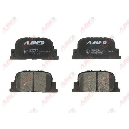Photo Brake Pad Set, disc brake ABE C22022ABE